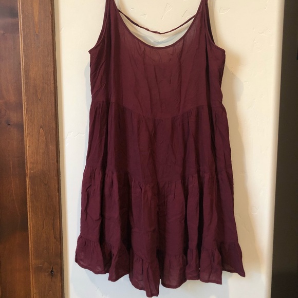 Brandy Melville Dresses & Skirts - Brandy meville maroon tank dress!